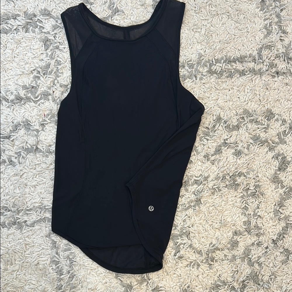Black Lulu Lemon Tank Top Size 4